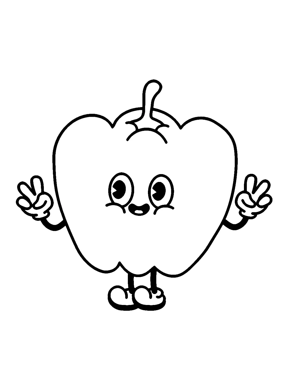 Desenhos de Pimentao Para Colorir 16
