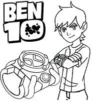 Ben 10 Coloring Pages 1