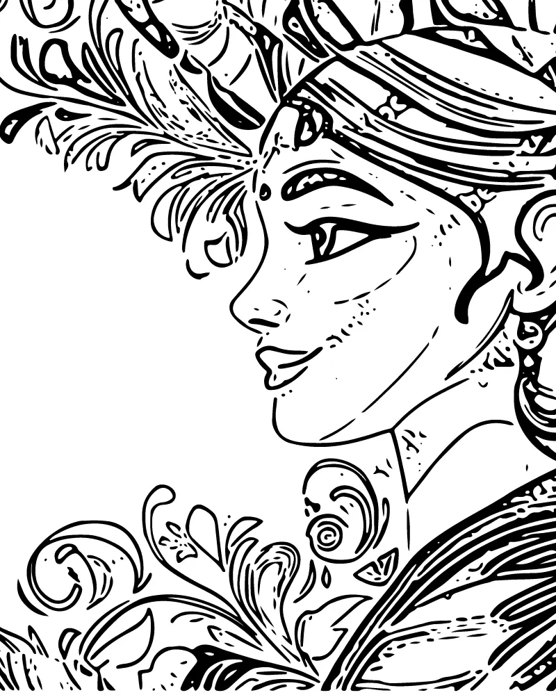 Bengali New Year Coloring Pages 16
