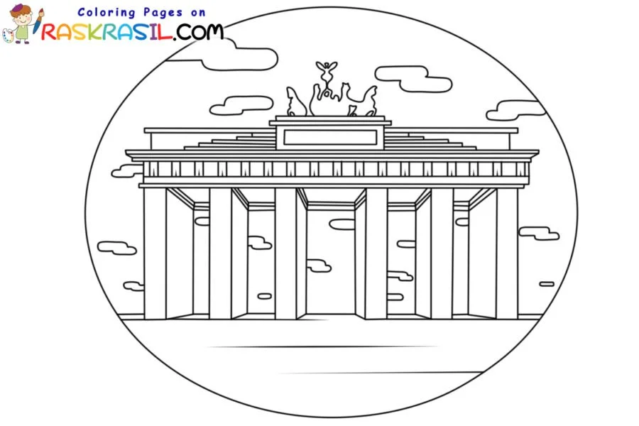 Desenhos de Berlim Para Colorir 14