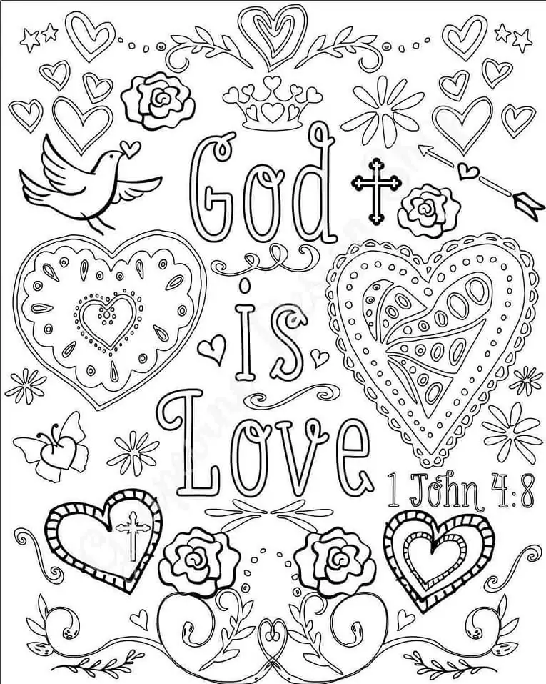 Bible Verse Coloring pages