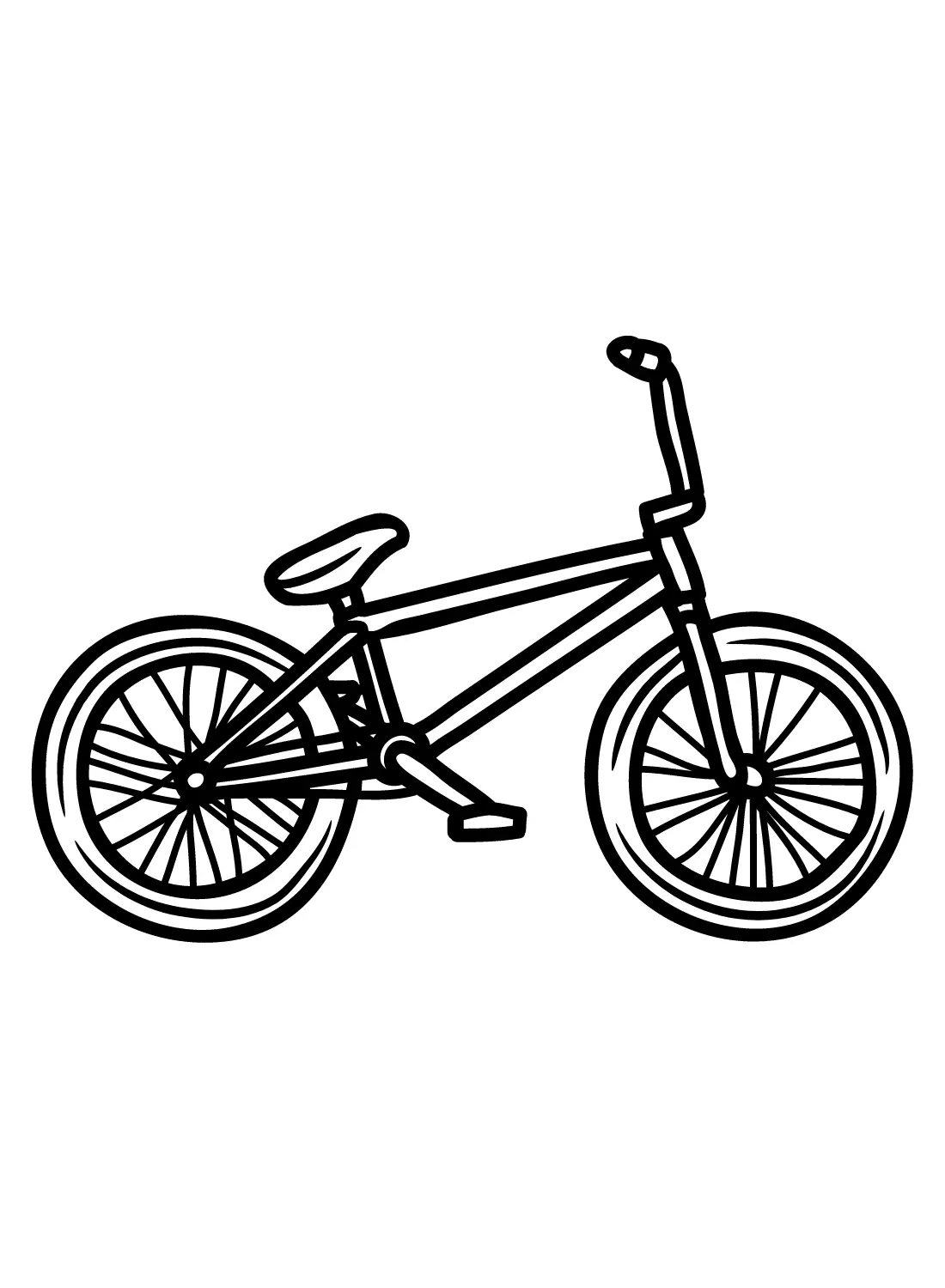 Desenhos de Bicicletas Para Colorir 26