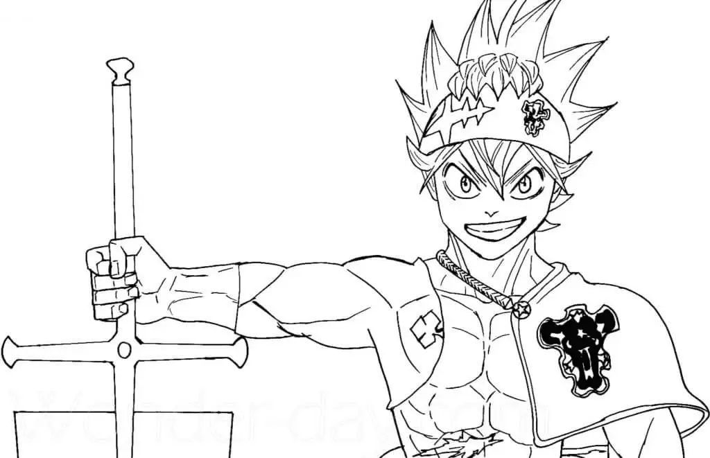 Desenhos de Trevo Negro Para Colorir 9