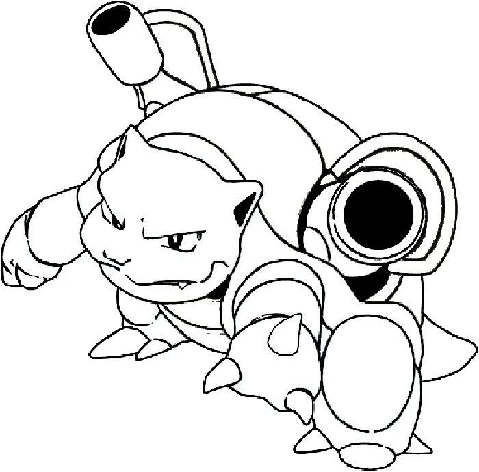 Blastoise Ausmalbilder 17