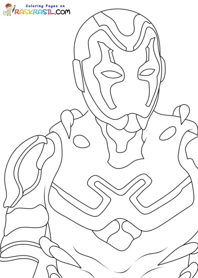 Blue Beetle Ausmalbilder