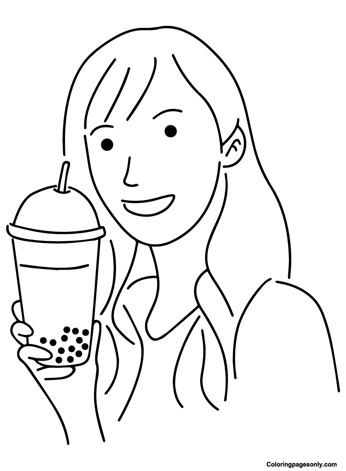 Boba Tea Coloring Pages 18