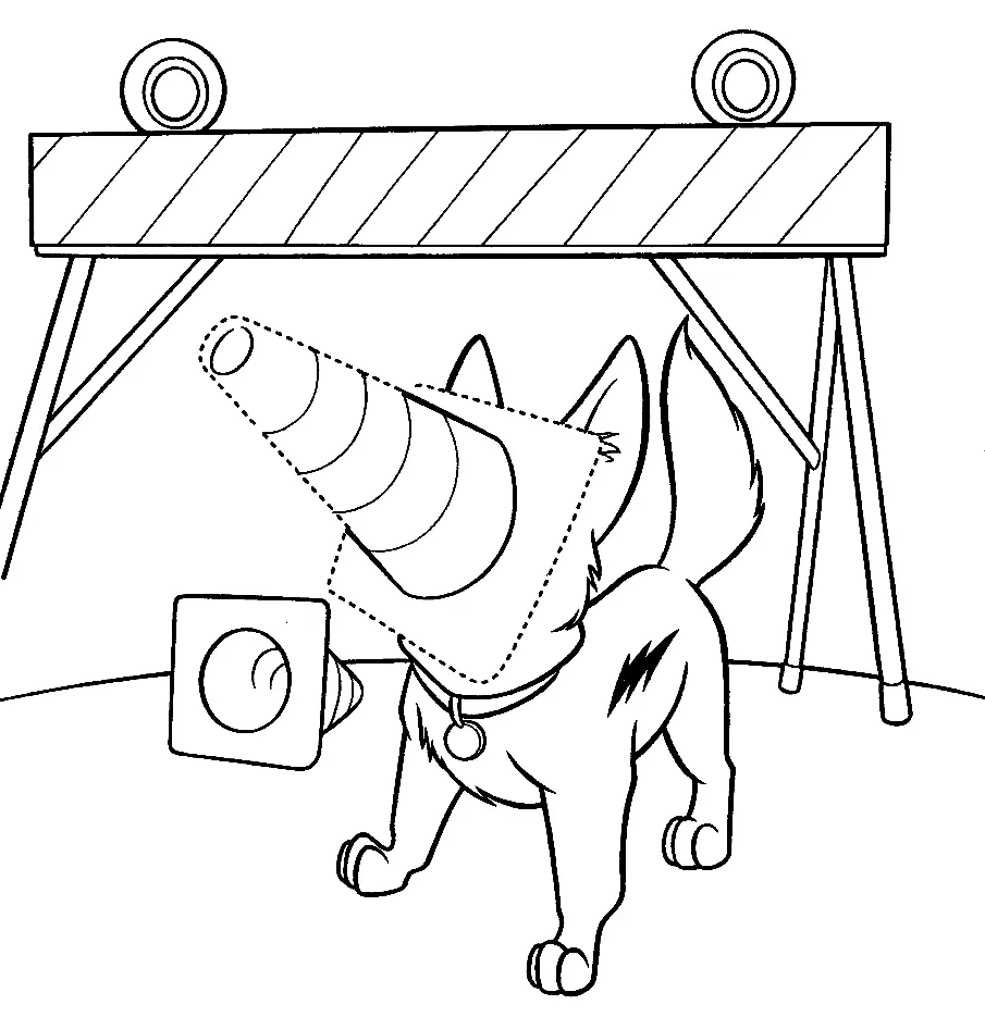Desenhos de Bolt Para Colorir