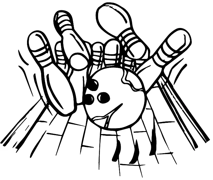 Bowling Coloring Pages 30