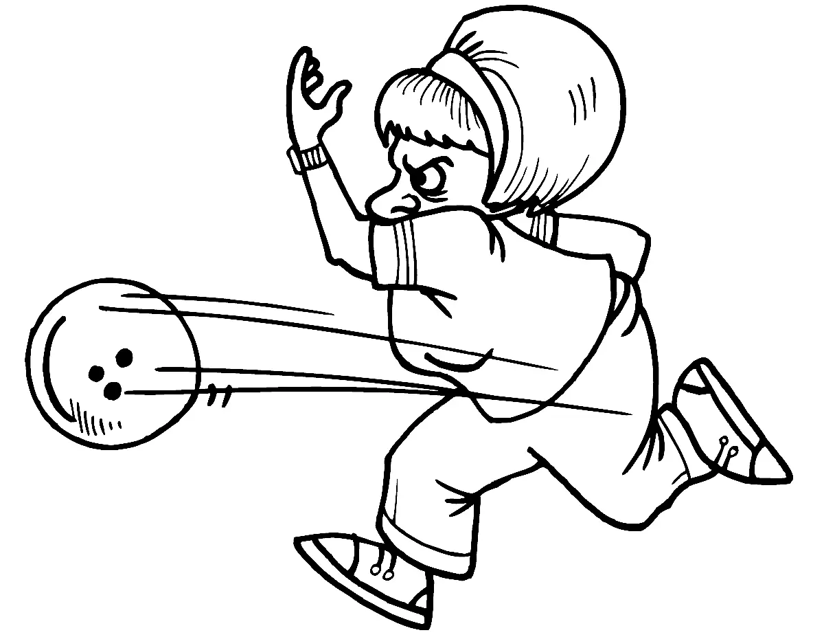 Bowling Coloring Pages 37