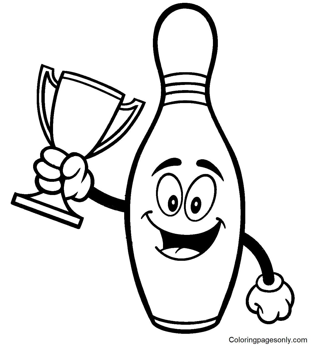 Bowling Coloring Pages 9