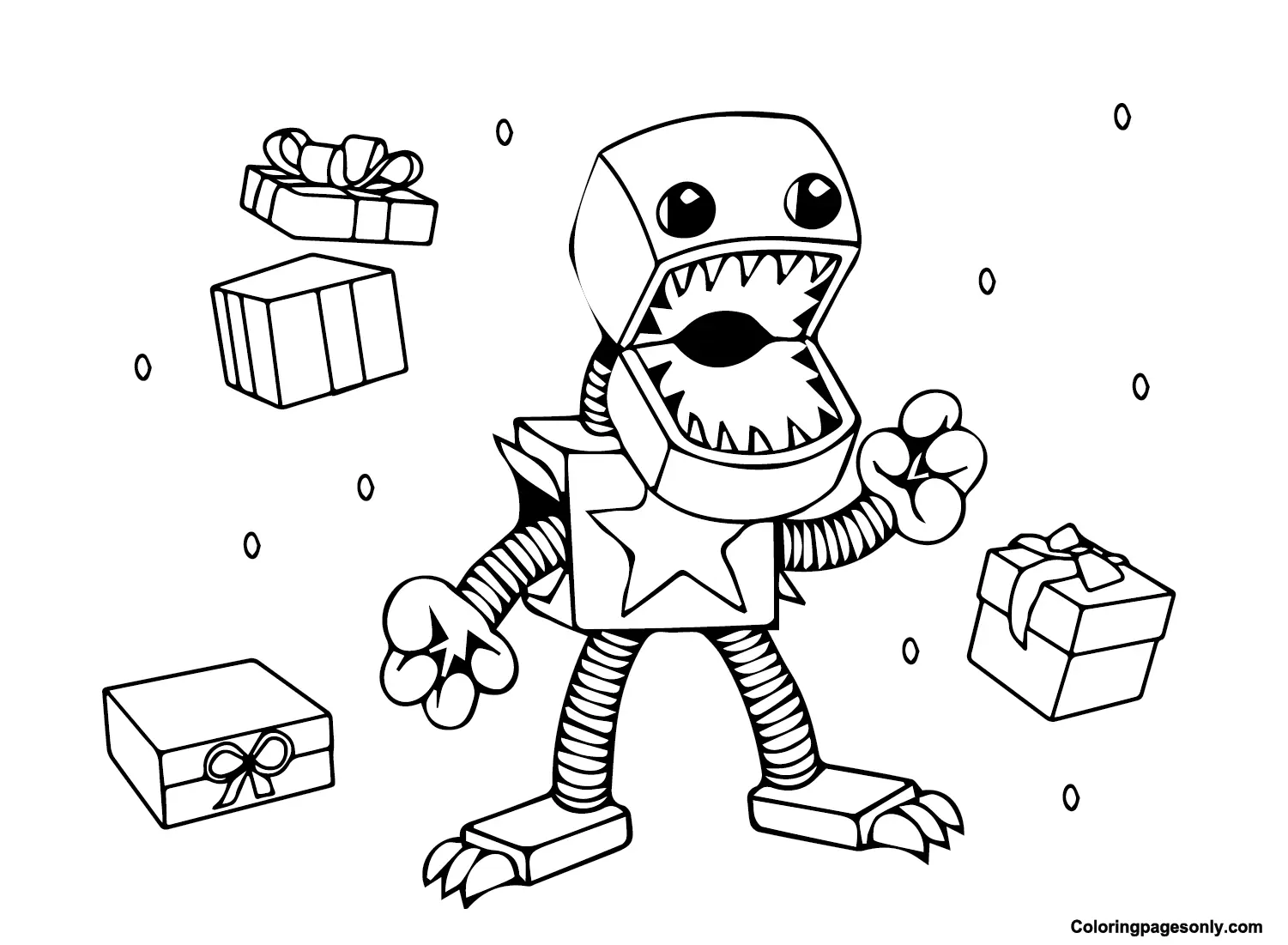 Boxy Boo Ausmalbilder 2