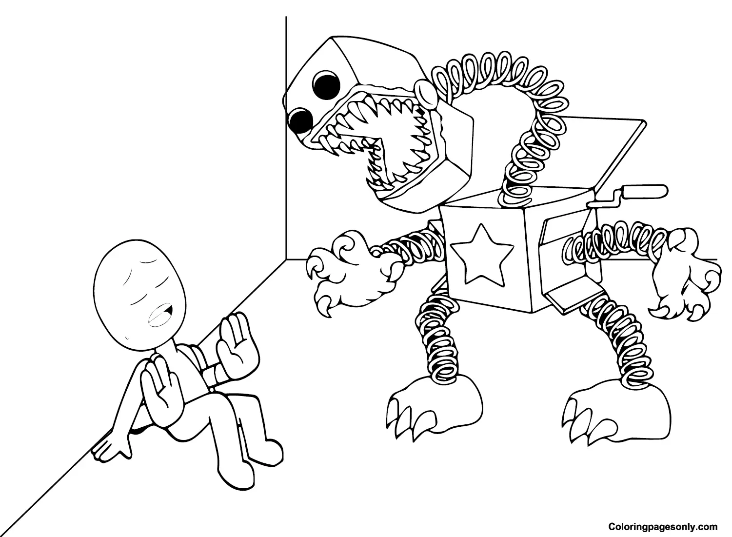 Boxy Boo Ausmalbilder 3