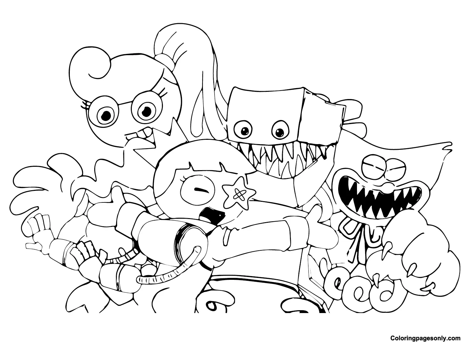 Boxy Boo Ausmalbilder 4