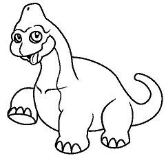 Brachiosaurus Ausmalbilder 5