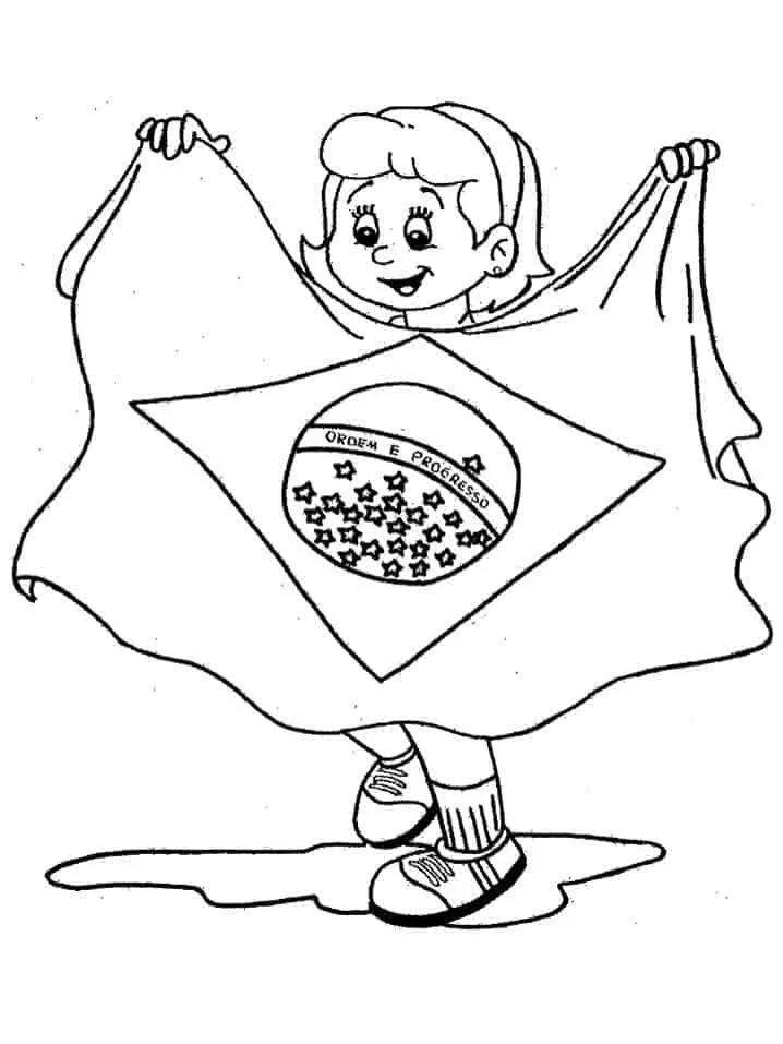 Brasil Para Colorear 13