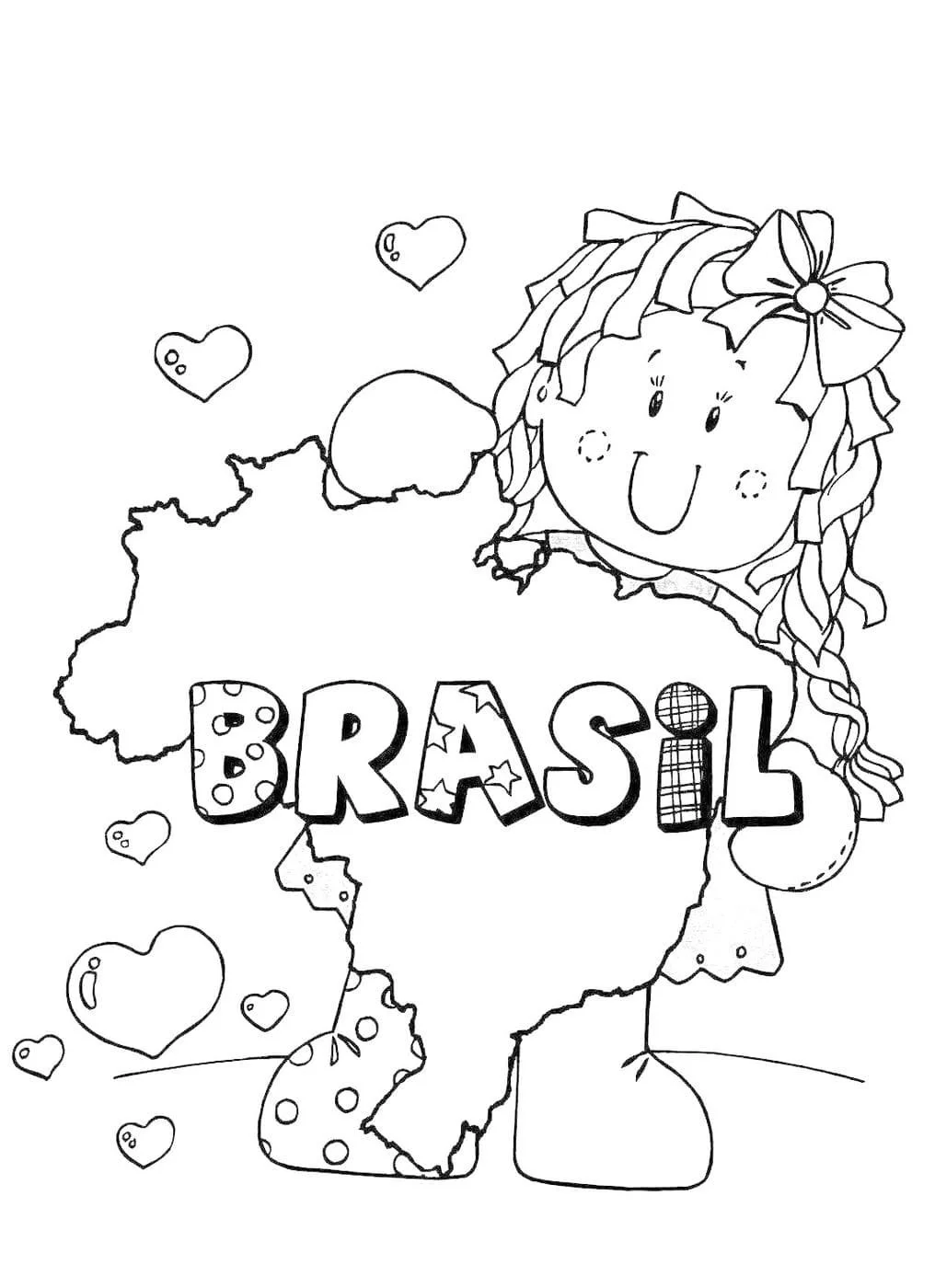 Brasil Para Colorear 25