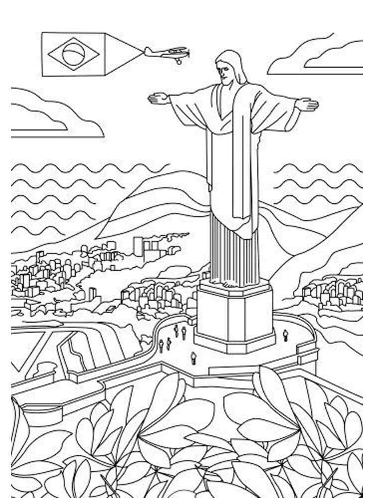 Brasil Para Colorear 30