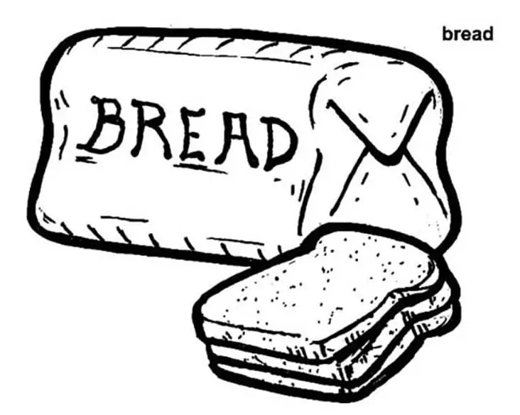 Brot Ausmalbilder 11