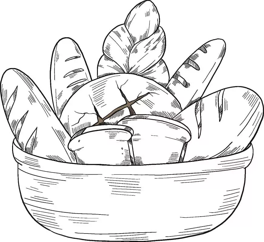 Brot Ausmalbilder 22