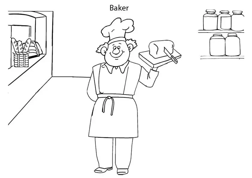 Brot Ausmalbilder 6