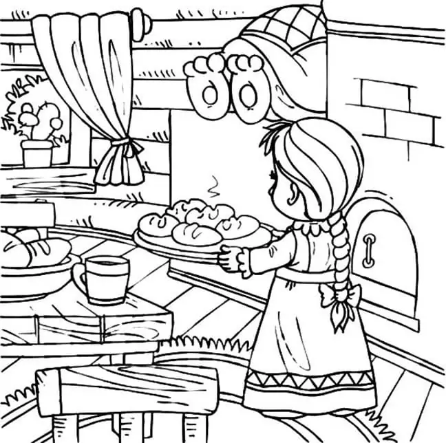 Brot Ausmalbilder 7