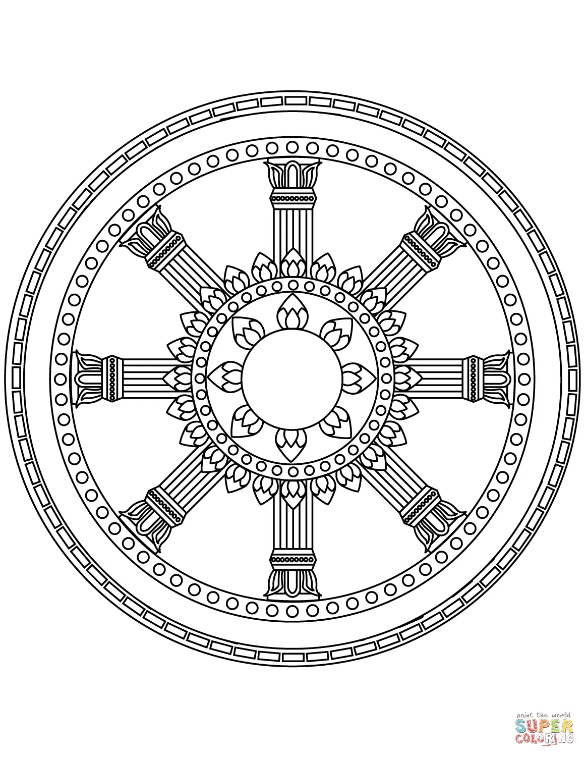 Buddhismus Ausmalbilder 42