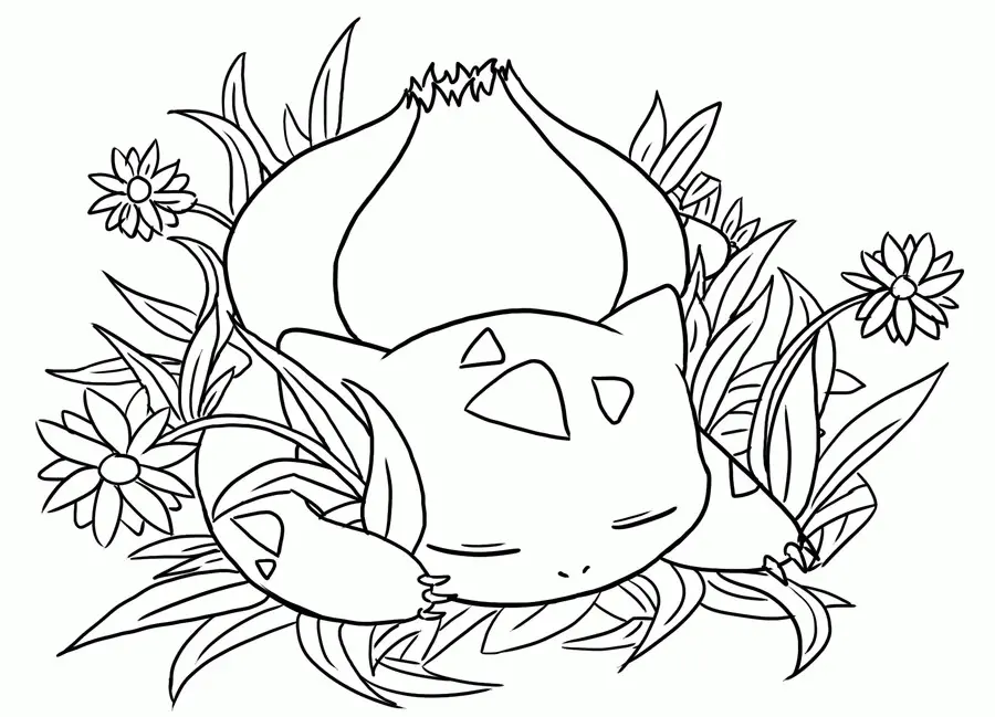 Bulbasaur Coloring Pages
