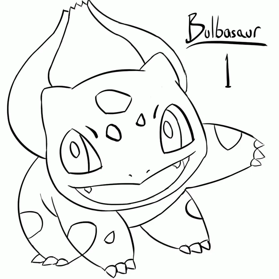 Bulbasaur Ausmalbilder 2