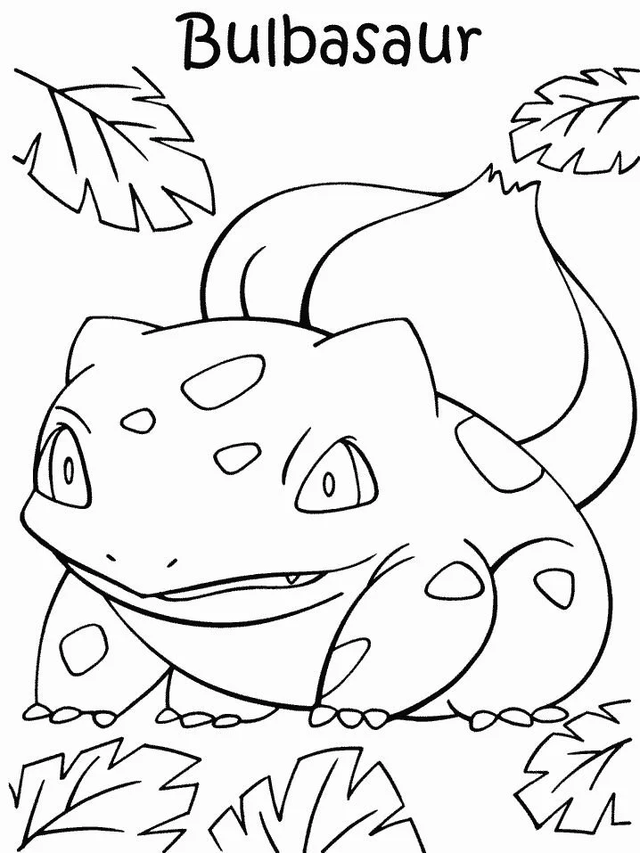 Bulbasaur Ausmalbilder 4