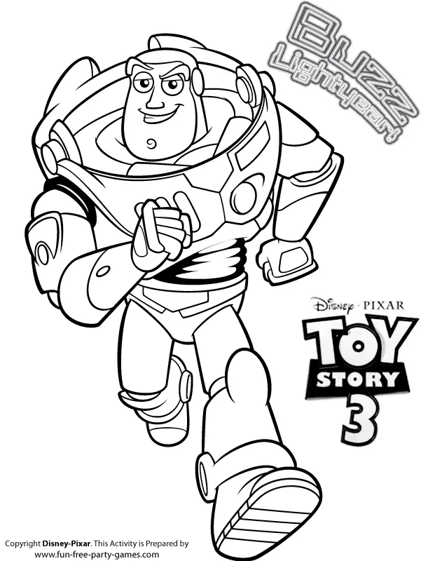 Desenhos de Buzz Lightyear Para Colorir 35
