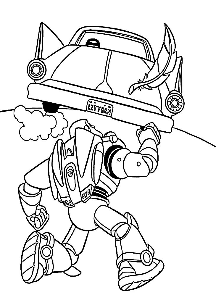 Desenhos de Buzz Lightyear Para Colorir 75