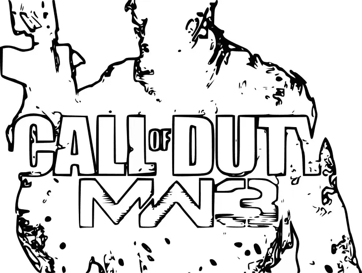 Desenhos de Call Of Duty Para Colorir 34
