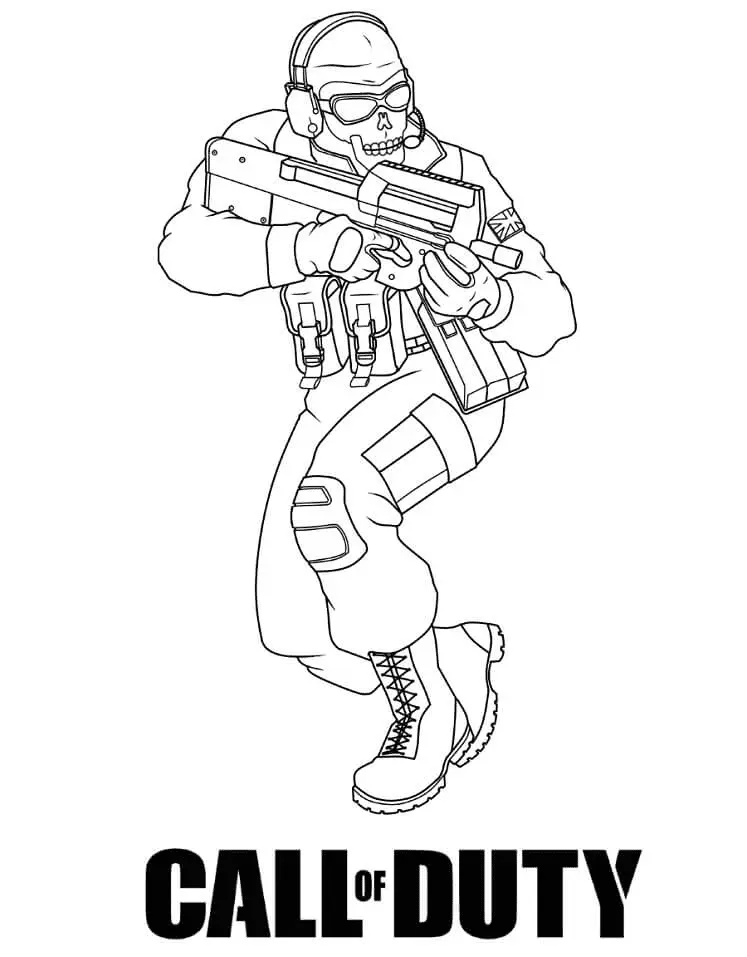 Desenhos de Call Of Duty Para Colorir 6