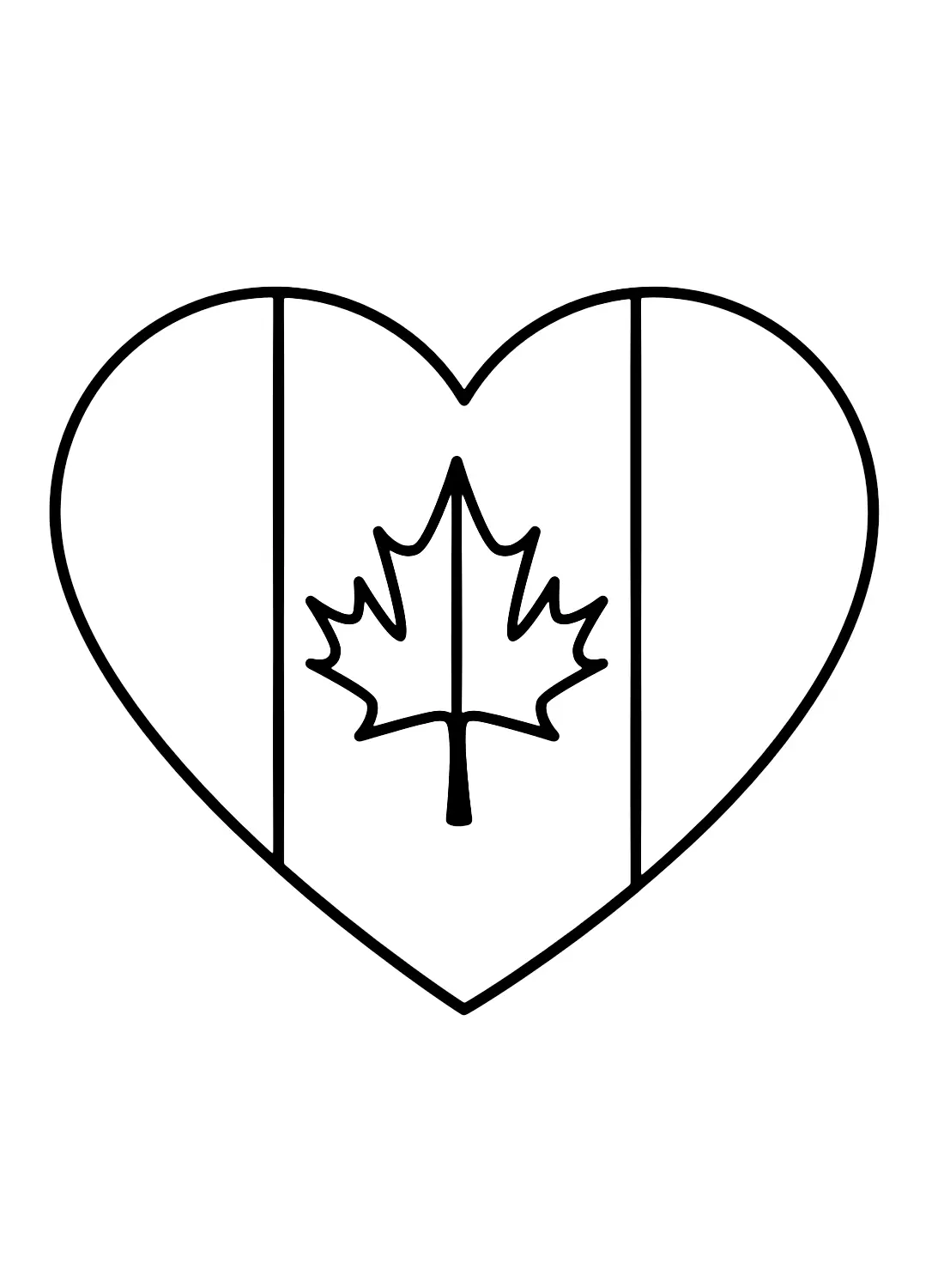 Desenhos de Canada Para Colorir 5