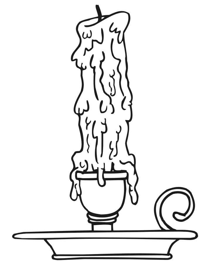 Desenhos de Velas Para Colorir 10