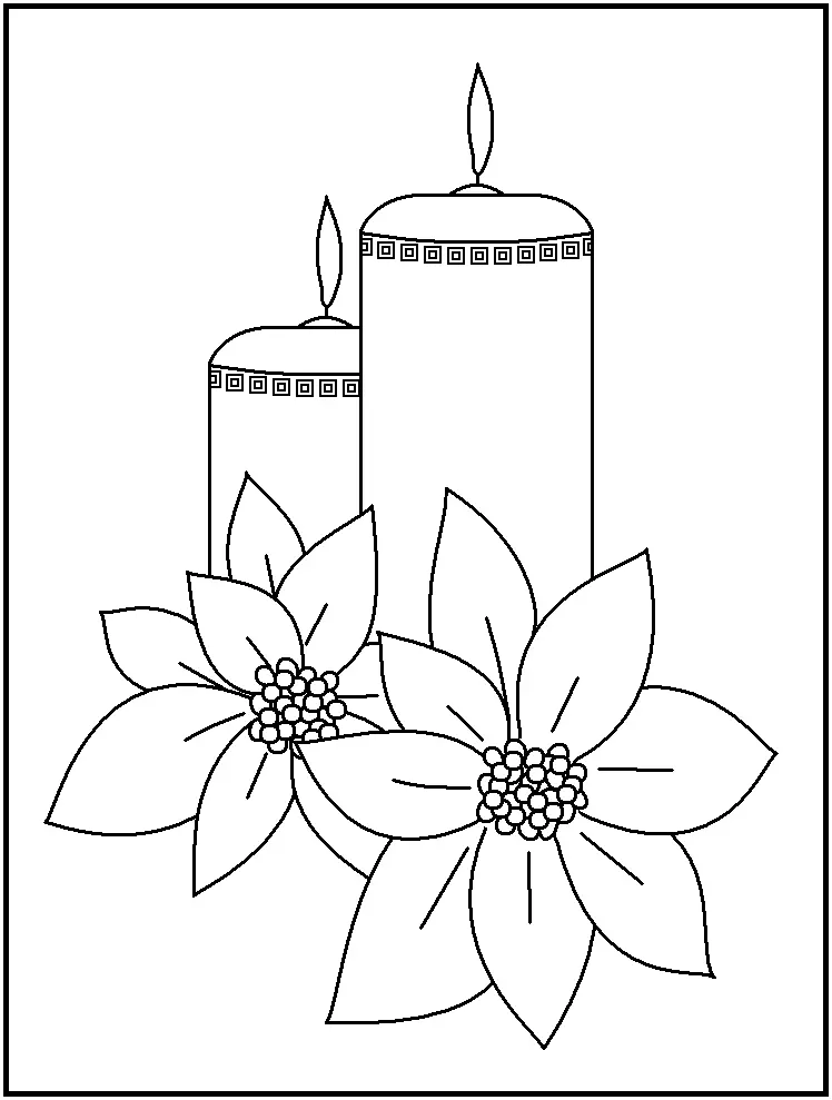 Desenhos de Velas Para Colorir 19