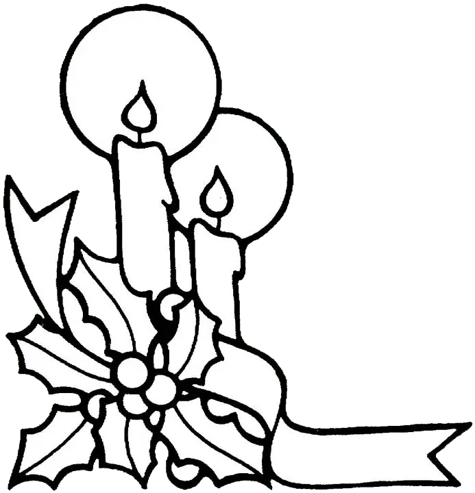 Desenhos de Velas Para Colorir 6