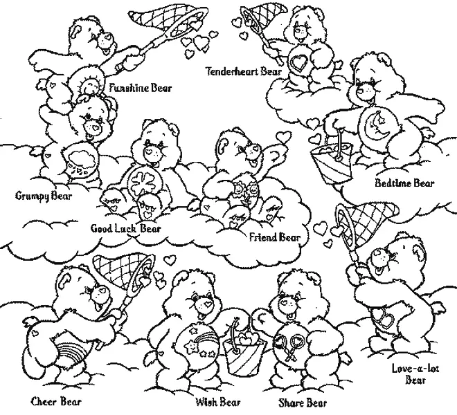 Care Bears Para Colorear 12