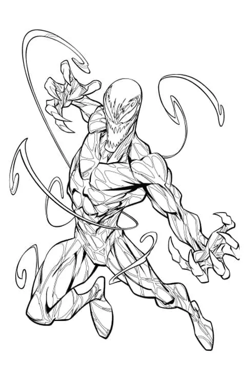 Carnage Para Colorear 5