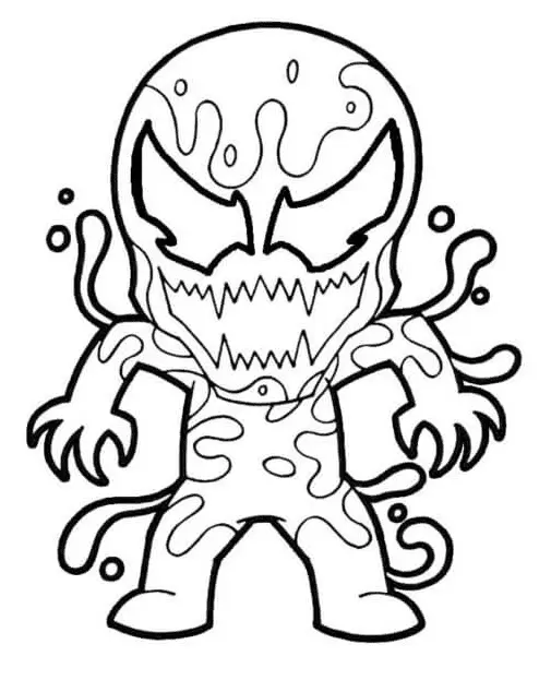Carnage Para Colorear 8