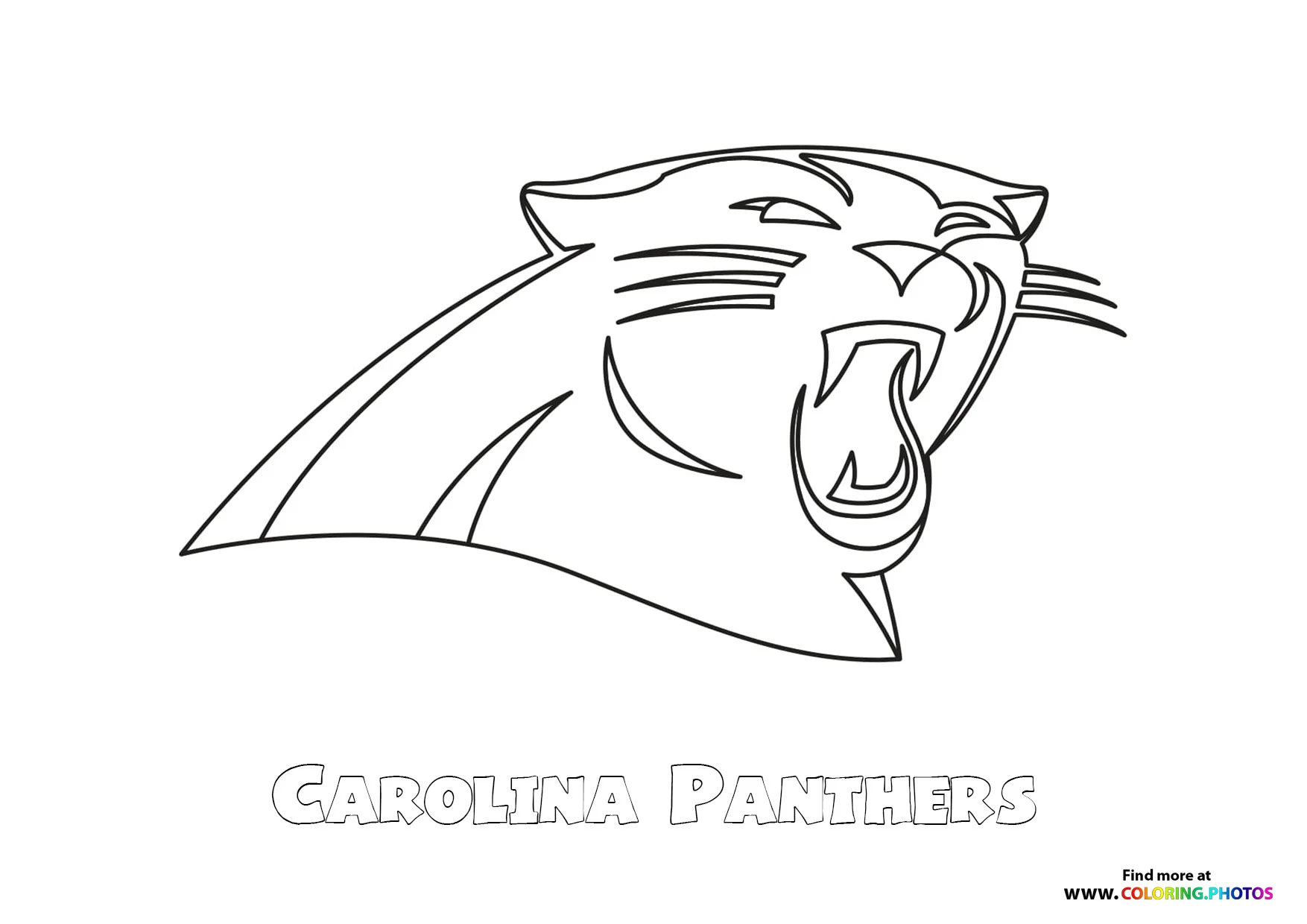 Carolina Panthers Coloring Pages