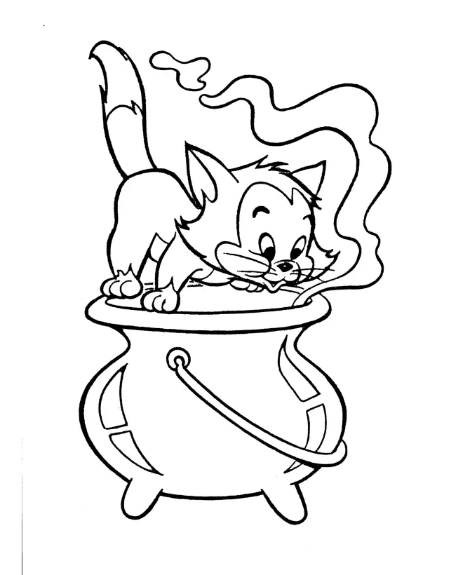Cat Coloring Pages 28