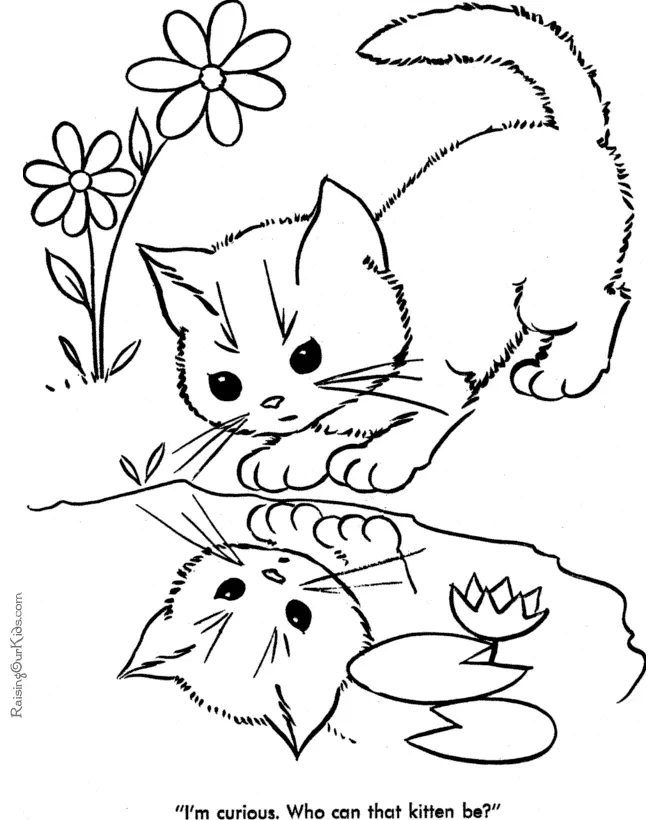 Cat Coloring Pages 30