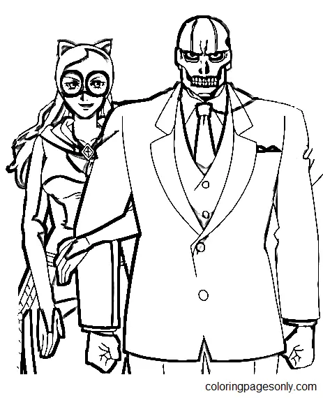 Catwoman Coloring Pages 21