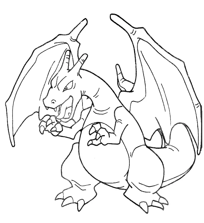 Charizard Ausmalbilder 1