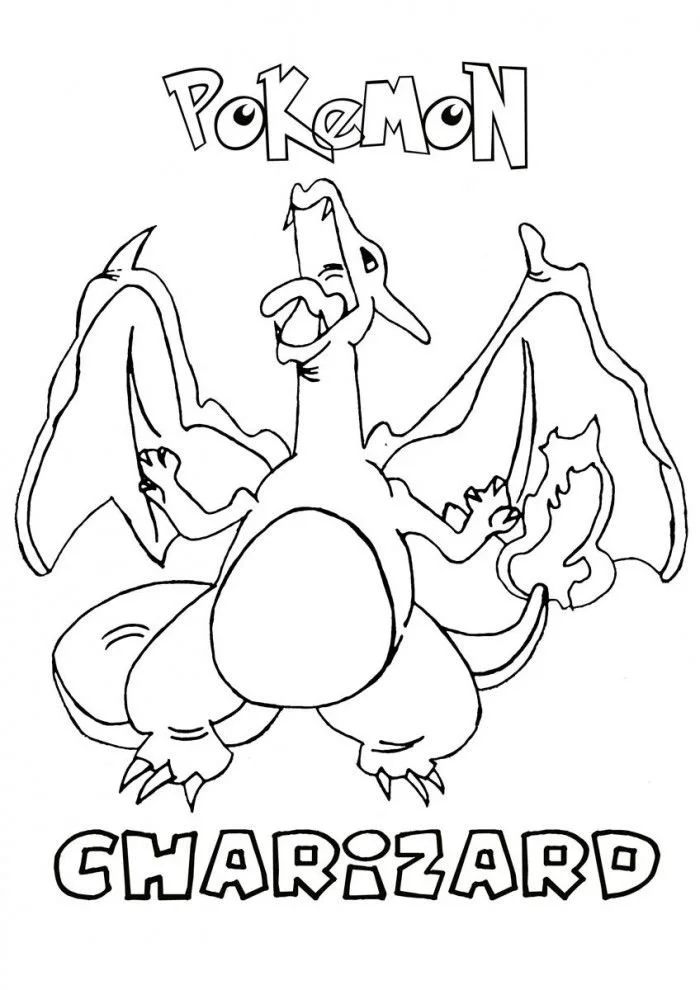 Charizard Ausmalbilder 2