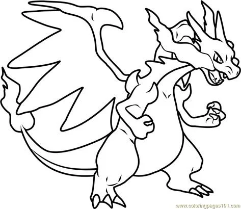 Charizard Ausmalbilder 4