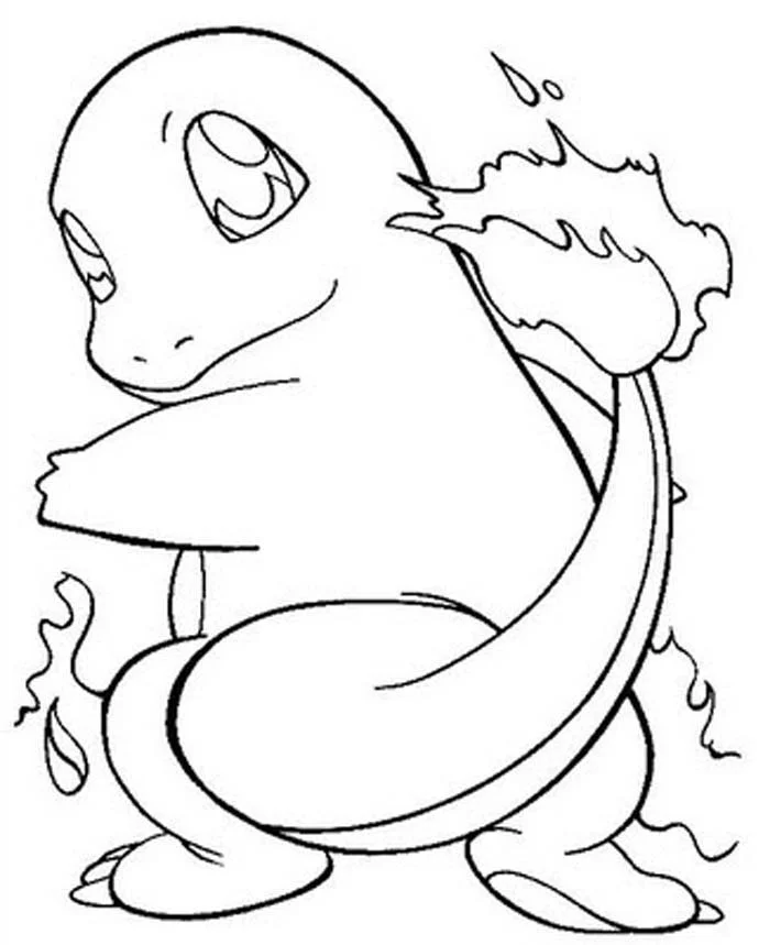 Charmander Ausmalbilder 14