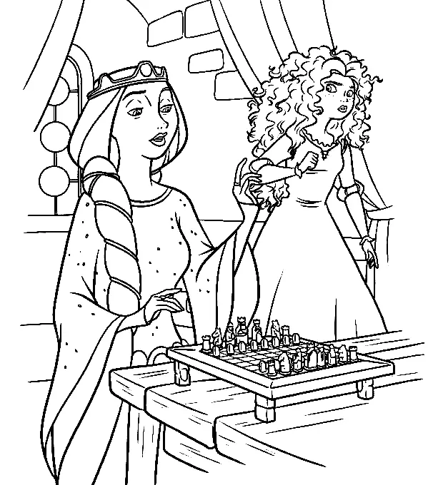 Chess Coloring Pages