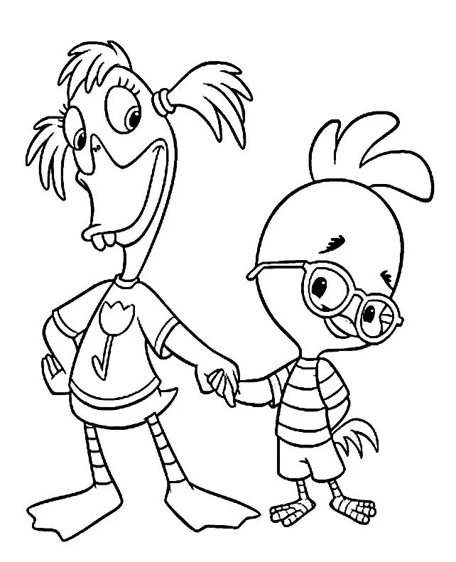 Chicken Little Coloring Pages 20